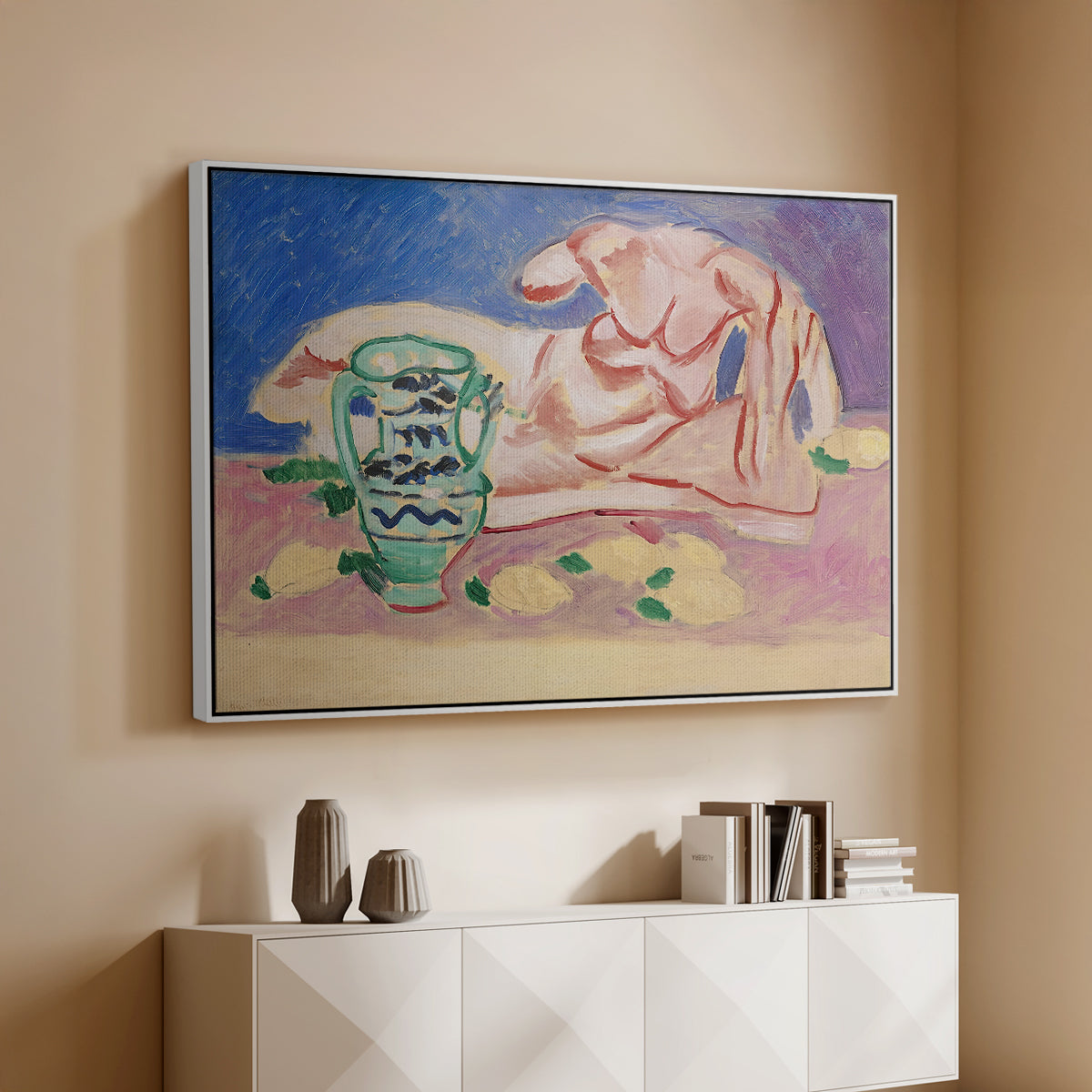 Ilyssus from the Parthenon, 1908 - Floater Framed Canvas Print
