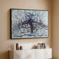 Horizontal Tree, 1912 - Floater Framed Canvas Print