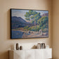 Bathers in Saint-Tropez, c. 1909 - Floater Framed Canvas Print