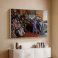 The Finding of the Saviour in the Temple, 1854-1860 - Floater Framed Canvas Print