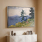 North Woods Club, Adirondacks, 1892 - Floater Framed Canvas Print