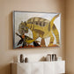 Cat Eating a Bird, 1939 - Floater Framed Canvas Print