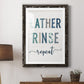 Lather Rinse Repeat - Premium Framed Print - Distressed Barnwood Frame - Ready to Hang