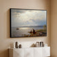 On the Banks of the Chiemsee, 1871 - Floater Framed Canvas Print