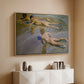 Boys on the Beach, 1910 - Floater Framed Canvas Print