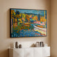 Study for Autumn Landscape with Boats, 1908 - Floater Framed Canvas Print