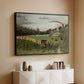 The Chair Factory at Alfortville, 1897 - Floater Framed Canvas Print