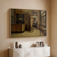 The Old Inn 'Het Loodshuis' in Antwerp, 1877 - Floater Framed Canvas Print