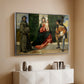 Madonna and Child with Saints Anthony of Padua and Roch, c. 1510 - Floater Framed Canvas Print