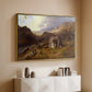 Lledr Valley in Wales, 1864 - Floater Framed Canvas Print