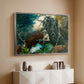 Campfire, Adirondacks, 1892 - Floater Framed Canvas Print