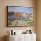 Gasometers at Clichy, 1886 - Floater Framed Canvas Print