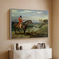 John Levett Hunting at Wychnor, Staffordshire, 1818 - Floater Framed Canvas Print