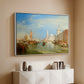 Venice: The Dogana and San Giorgio Maggiore, 1834 - Floater Framed Canvas Print