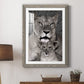 Lioness and Cub - Premium Framed Print - Distressed Barnwood Frame - Ready to Hang