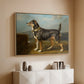 A Terrier in a Landscape, c. 1811 - Floater Framed Canvas Print