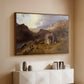 Lledr Valley in Wales, 1864 - Floater Framed Canvas Print