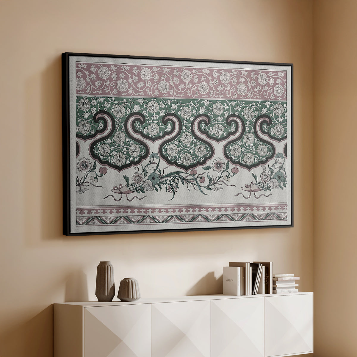 Examples of Chinese Ornament, Pl. LXXVI, 1867 - Floater Framed Canvas Print