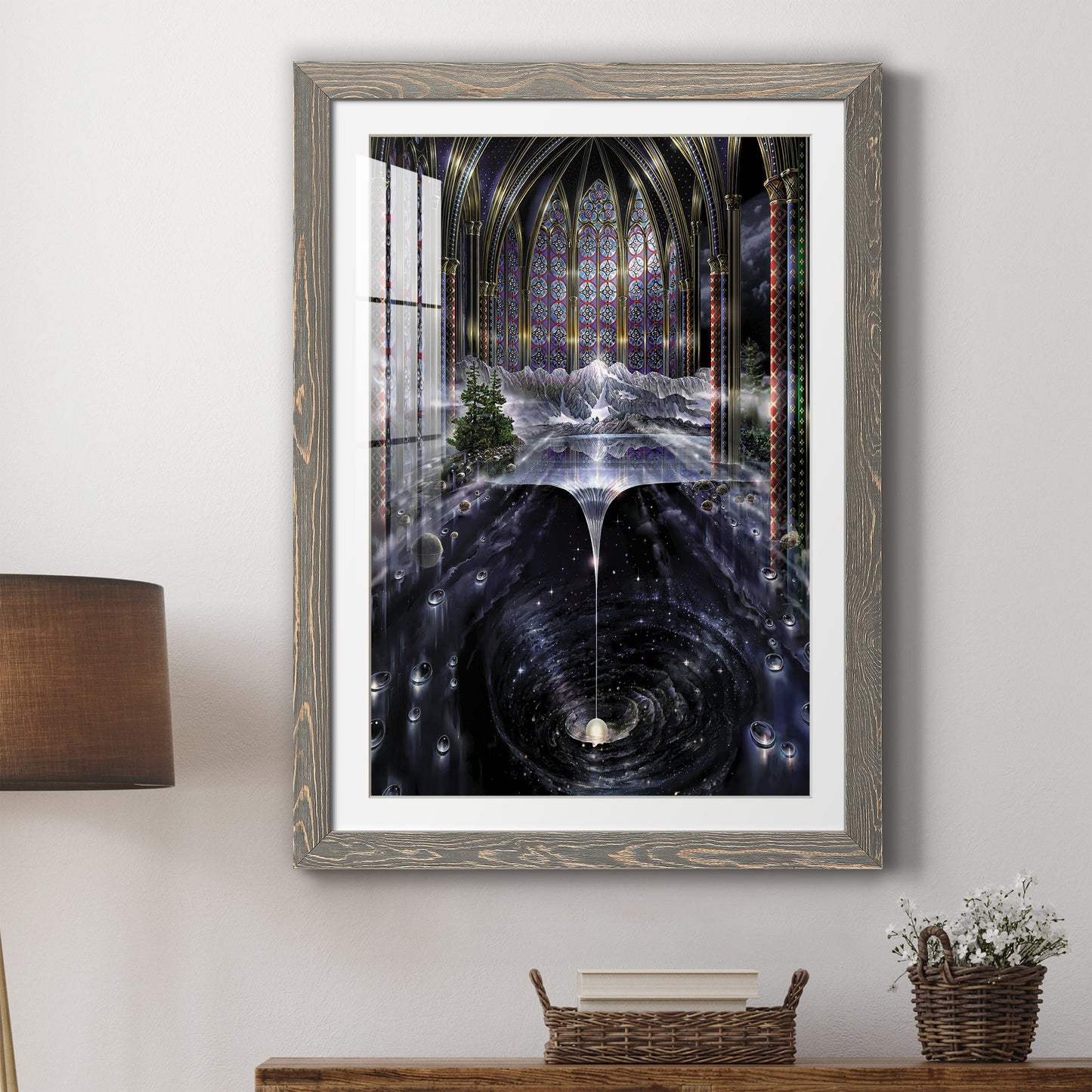 Genesis I - Premium Framed Print - Distressed Barnwood Frame - Ready to Hang