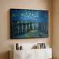 Starry Night Over the Rhône, 1888 - Floater Framed Canvas Print
