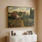 Garden of a Florist (The Flower Garden), 1864 - Floater Framed Canvas Print