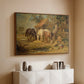 The Midday Meal, 1835 - Floater Framed Canvas Print