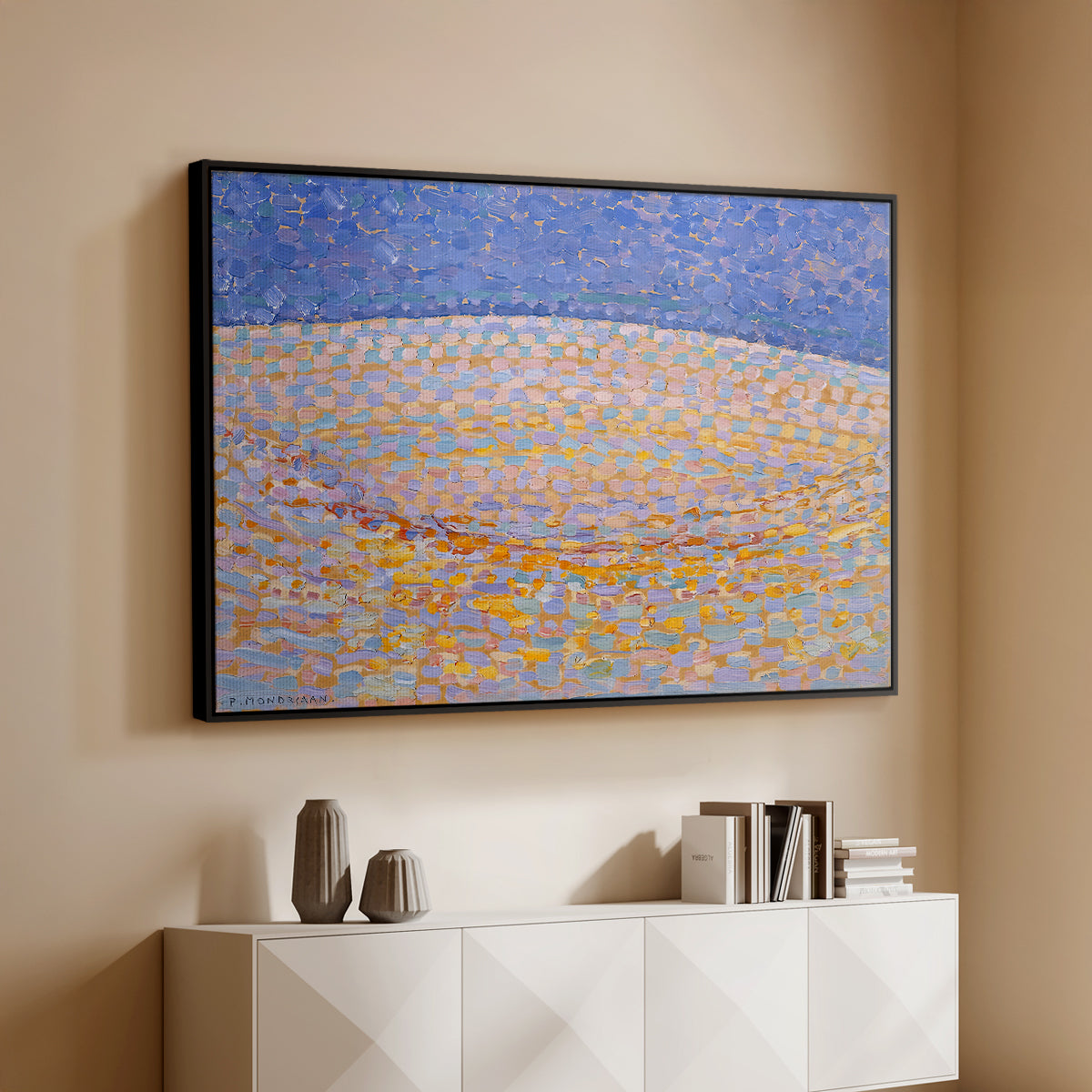 Dune III, 1909 - Floater Framed Canvas Print