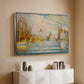 The Lighthouse at Groix, 1925 - Floater Framed Canvas Print