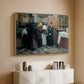 Kissing the Relic, 1893 - Floater Framed Canvas Print