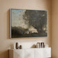 Dance Under the Trees at the Edge of the Lake, c. 1865-1870 - Floater Framed Canvas Print