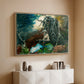 Campfire, Adirondacks, 1892 - Floater Framed Canvas Print