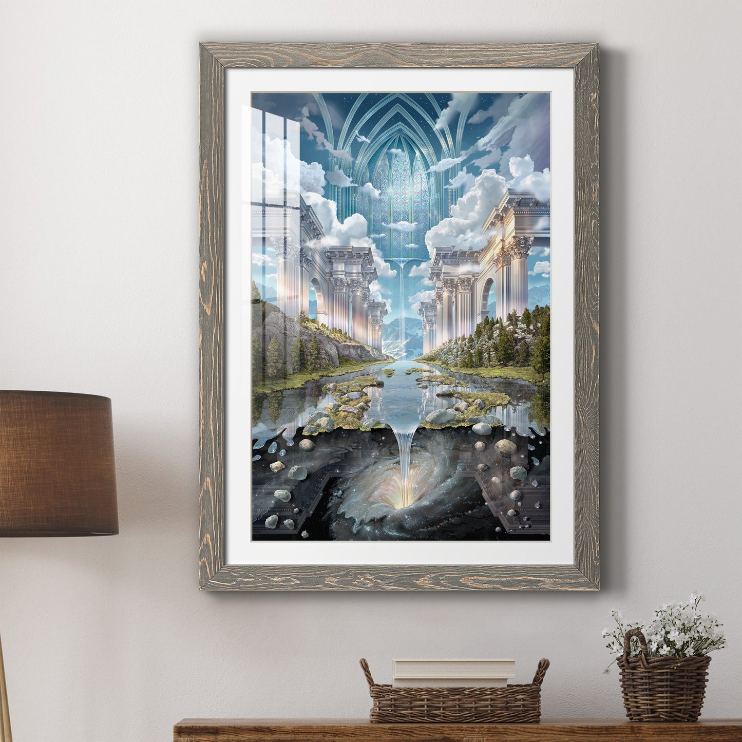 Genesis II - Premium Framed Print - Distressed Barnwood Frame - Ready to Hang