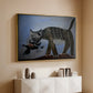 Cat Catching a Bird, 1939 - Floater Framed Canvas Print