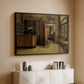The Old Inn 'Het Loodshuis' in Antwerp, 1877 - Floater Framed Canvas Print