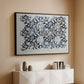 Watercolour for Printed Fabric Design: Wey, c. 1882-1883 - Floater Framed Canvas Print