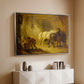 Heath Ewe and Lambs, 1810 - Floater Framed Canvas Print