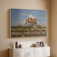 On the Banks of the Nile, Upper Egypt, 1876 - Floater Framed Canvas Print