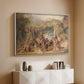 Figures and Animals in a Vineyard, c. 1829 - Floater Framed Canvas Print