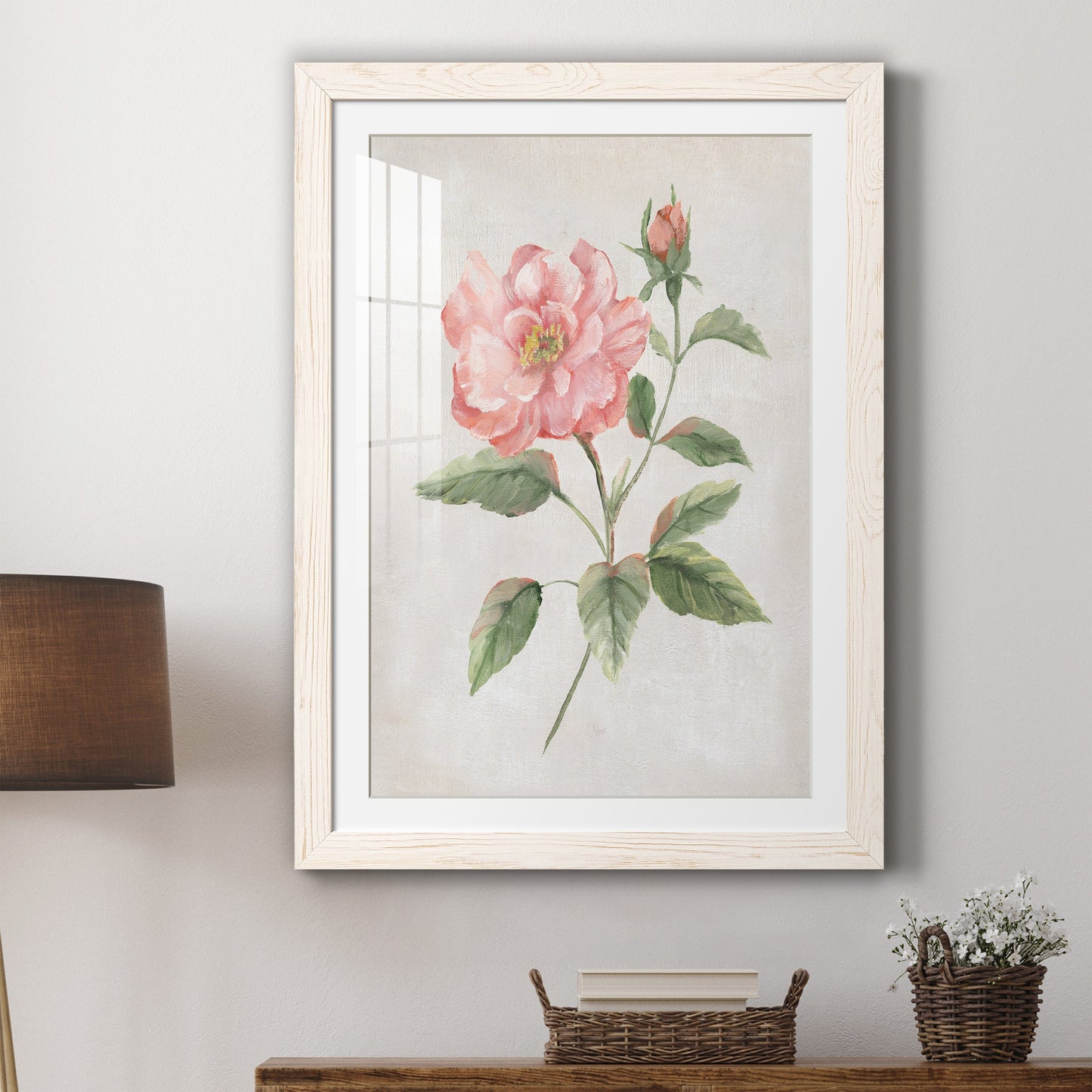 Grandiflora II - Premium Framed Print - Distressed Barnwood Frame - Ready to Hang