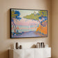 Golfe Juan, 1896 - Floater Framed Canvas Print
