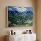 Olive Trees with the Alpilles in the Background, 1889 - Floater Framed Canvas Print