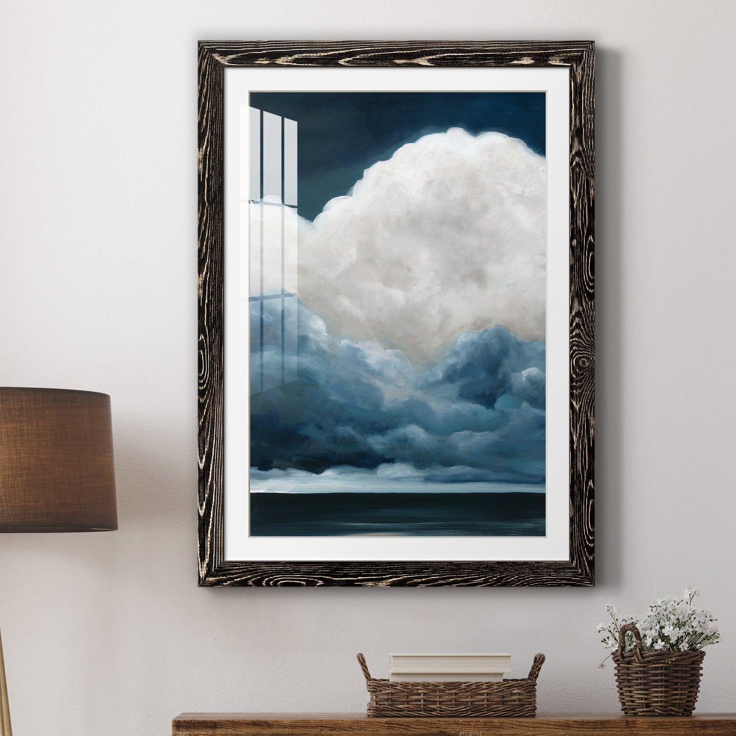 Nature's Drama II - Premium Framed Print - Distressed Barnwood Frame - Ready to Hang