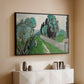 Landscape with Cypresses and Olive Trees near Nice, c. 1918 - Floater Framed Canvas Print