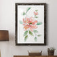 Peony Contour - Barnwood Framed Art Print