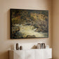 Waterfall in Hallingdal, 1848 - Floater Framed Canvas Print