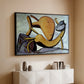 Cat and Big Fish, c. 1931 - Floater Framed Canvas Print