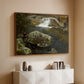 By the Mill Pond (En Mølledam), 1850 - Floater Framed Canvas Print