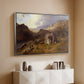 Lledr Valley in Wales, 1864 - Floater Framed Canvas Print