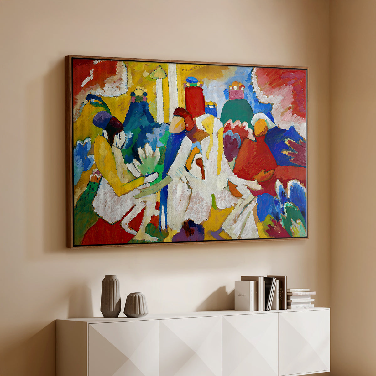 Oriental, 1909 - Floater Framed Canvas Print