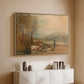 Lulworth Castle, Dorset, c. 1820 - Floater Framed Canvas Print
